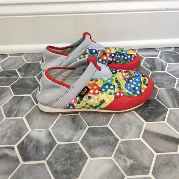 Teva X Eric Carle Hungry Caterpillar Collaboration Ember Mocs Slip On Shoes - Picture 1 of 9